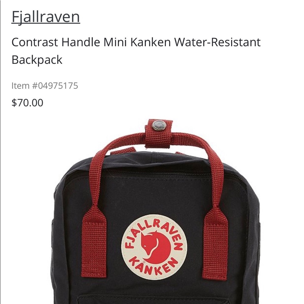 Fjallraven Kanken Mini Backpack Brand New!